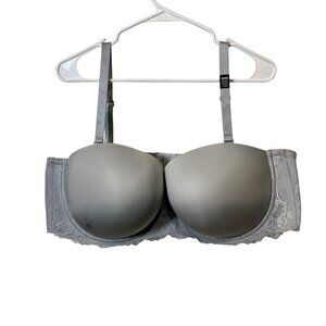 Torrid 50DD Bombshell Everyday Strapless Lined Bra With Lace & Removable Multi-W